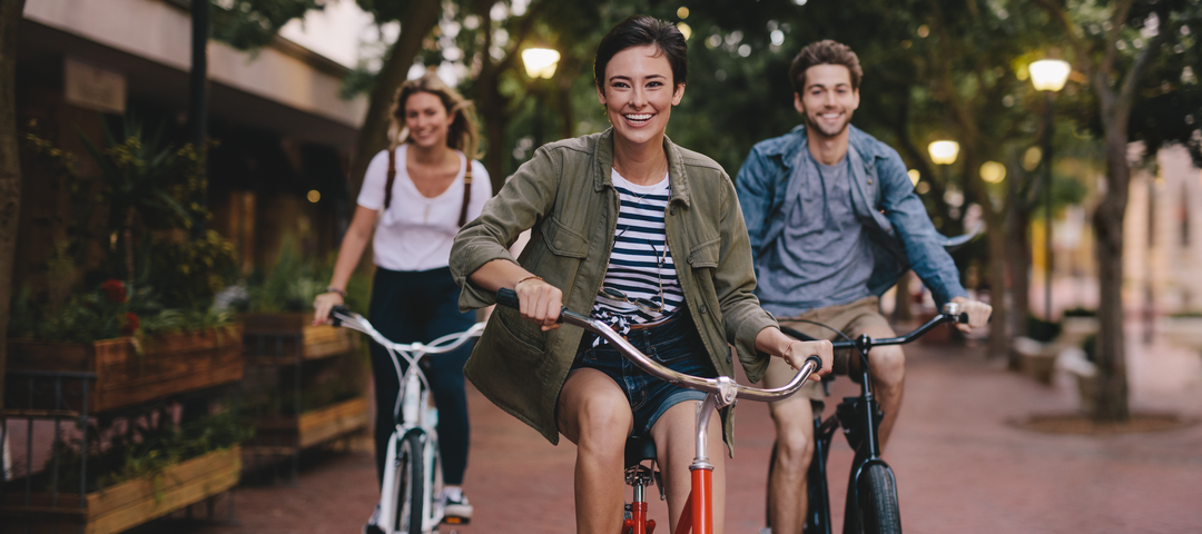 ir en bicicleta